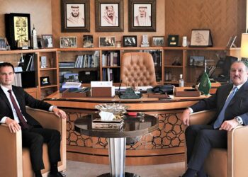 السفير السعودى بالقاهرة يستقبل نظيره السلوفينى