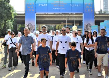 السفارة السعودية بالقاهرة تنظم مسيرة توعية لحماية القطط البرية من الانقراض