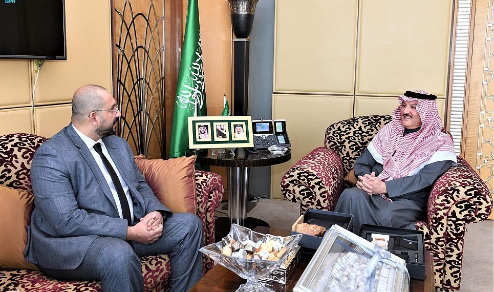 السفير السعودى بالقاهرة يلتقى بالمدير الإقليمى للمنظمة الدولية للهجرة
