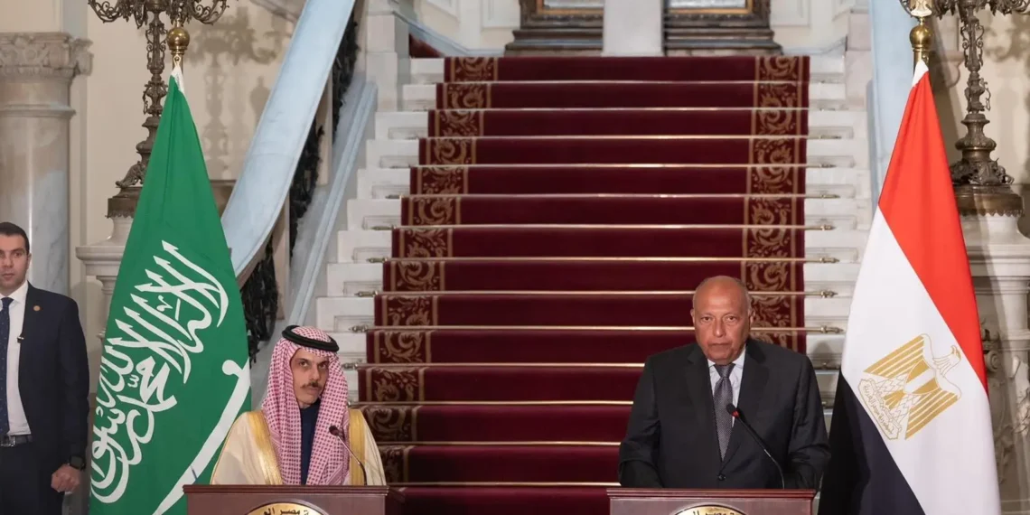 مصر والسعودية تؤكدان حرصهما على استمرار التنسيق والتشاور تحقيقًا للأمن والاستقرار الإقليمى والدولى